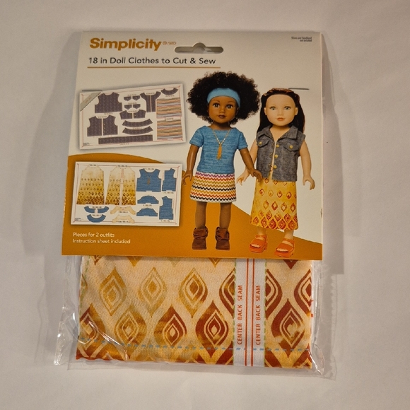 Simplicity Other - Simplicity Doll Clothes Kit